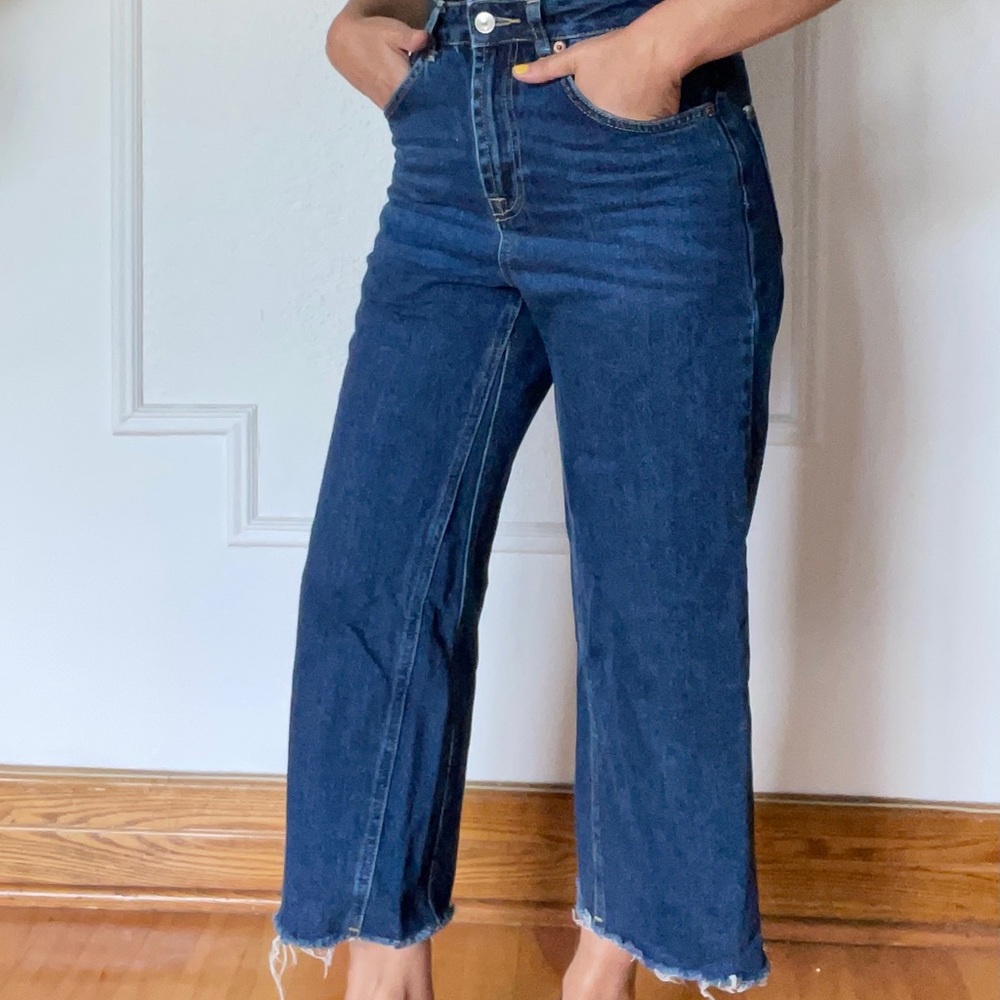 Topshop Wide-Leg Jeans W25